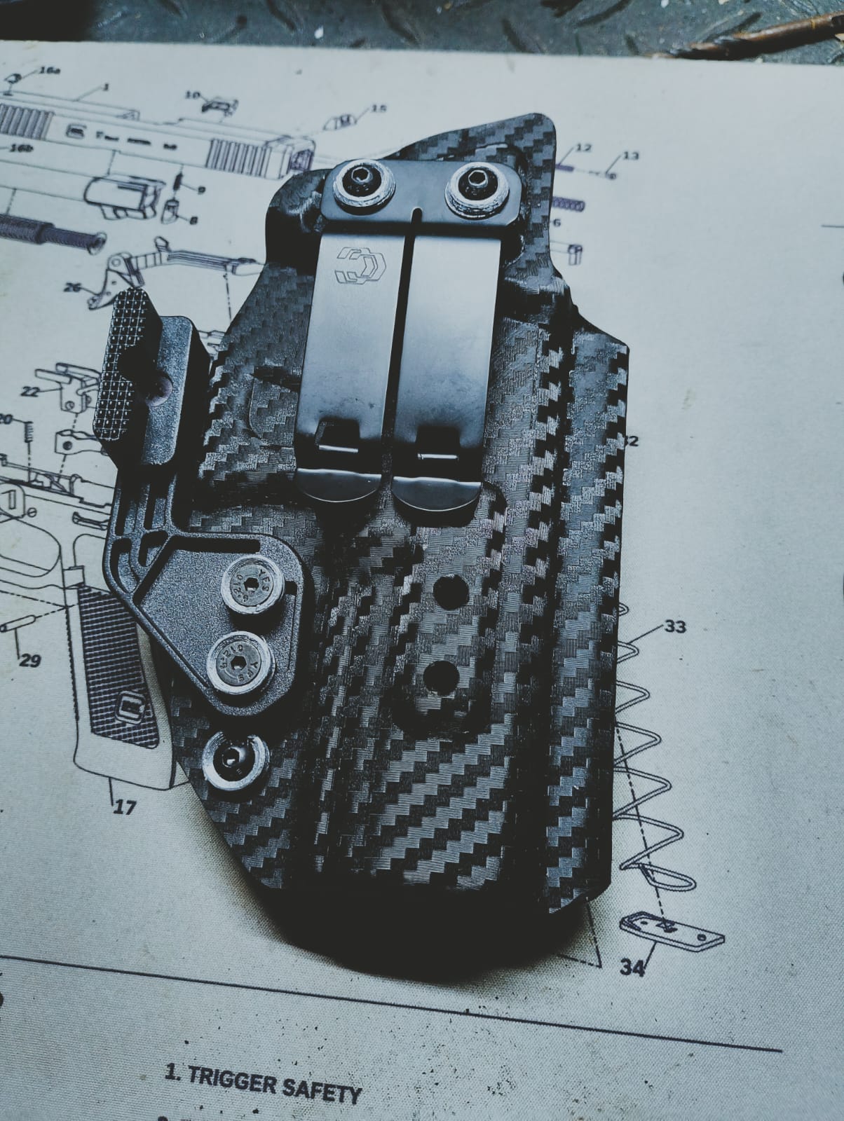 GLOCK G17 / G22 / G31 / G37 — IWB